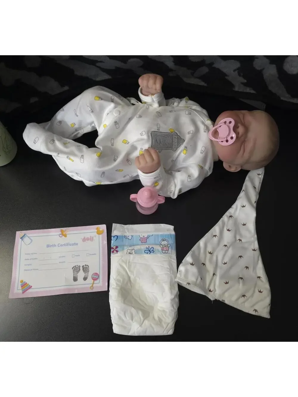 Lifelike Reborn Baby Doll Sleeping Newborn *NOT silicone*